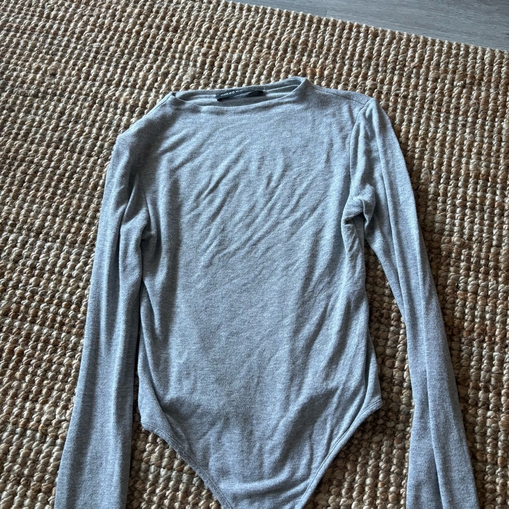 grey bodysuit